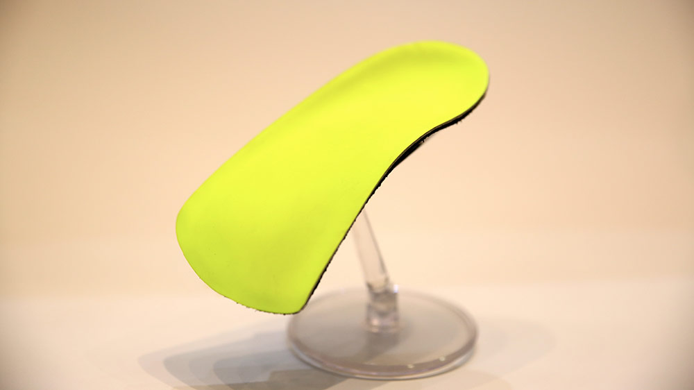 Lime Green custom made foot support