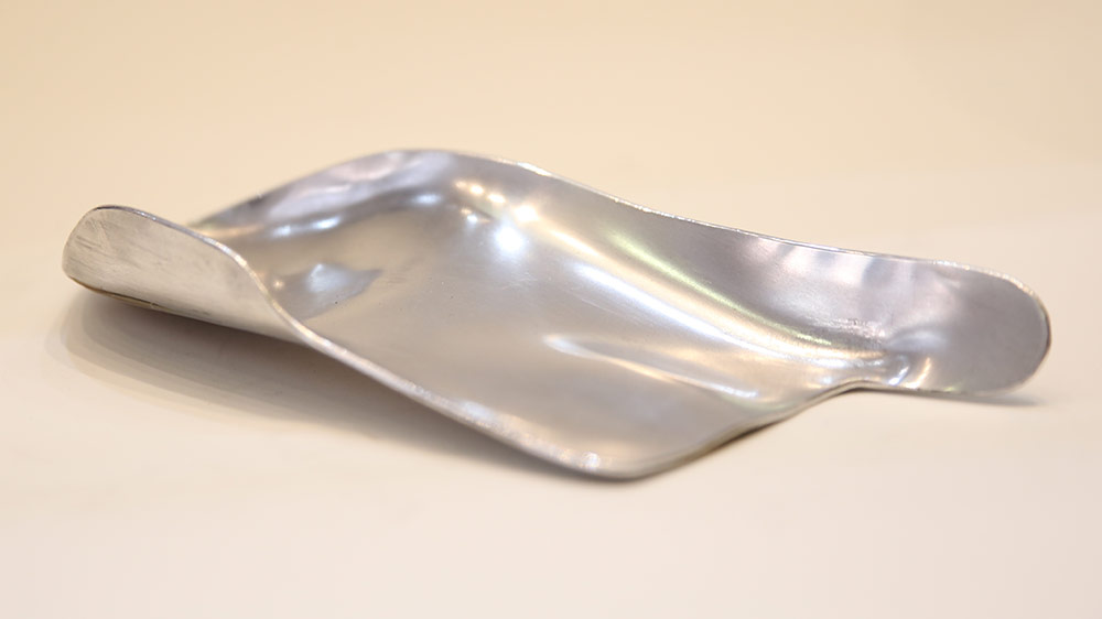 Silver custom-made orthotic support